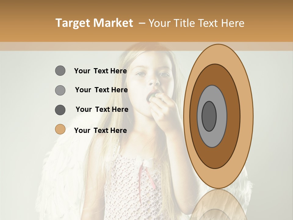 Blond Long Female PowerPoint Template