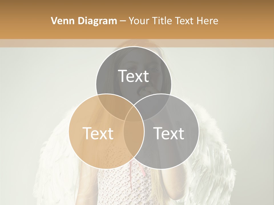 Blond Long Female PowerPoint Template