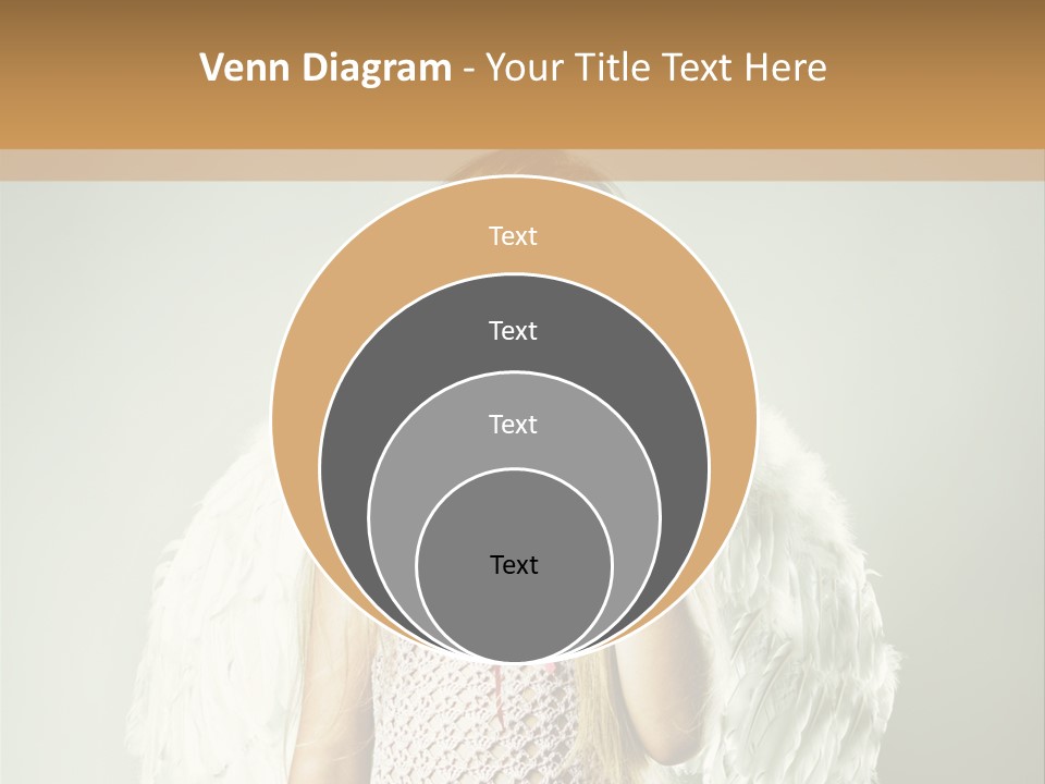 Blond Long Female PowerPoint Template