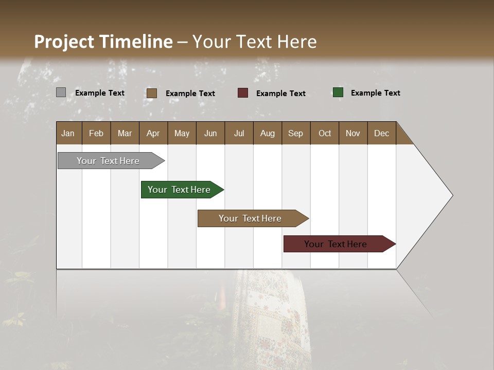 Female Beauty Autumn PowerPoint Template