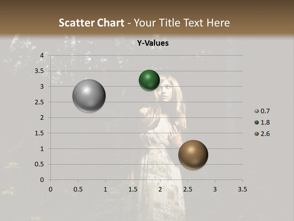 Female Beauty Autumn PowerPoint Template