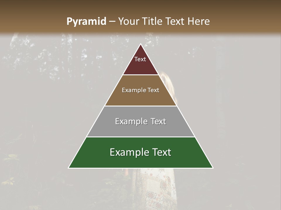 Female Beauty Autumn PowerPoint Template