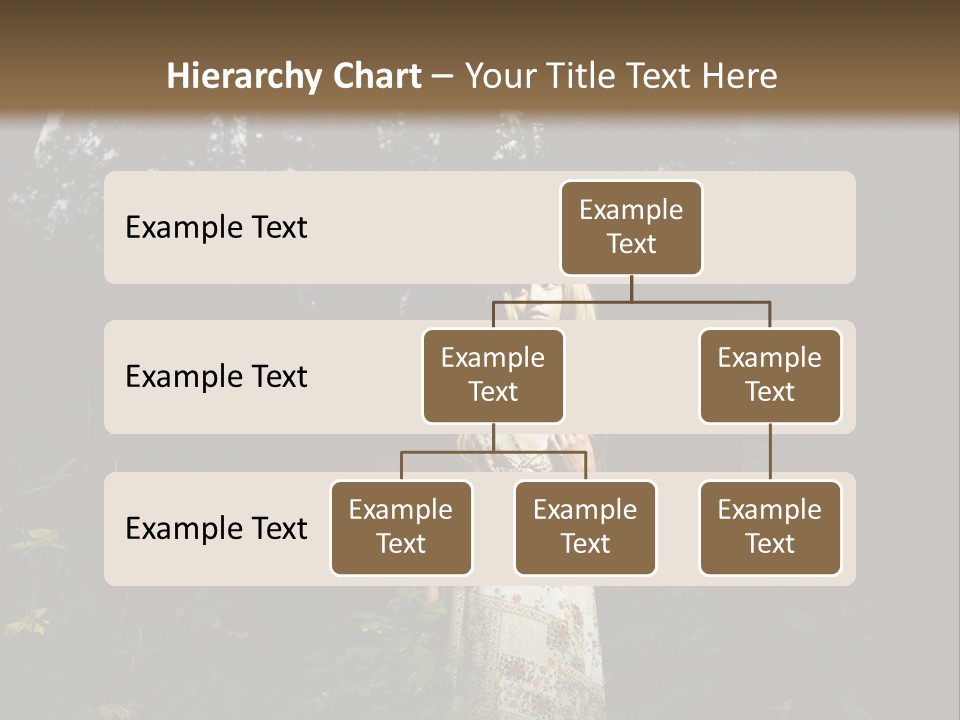 Female Beauty Autumn PowerPoint Template