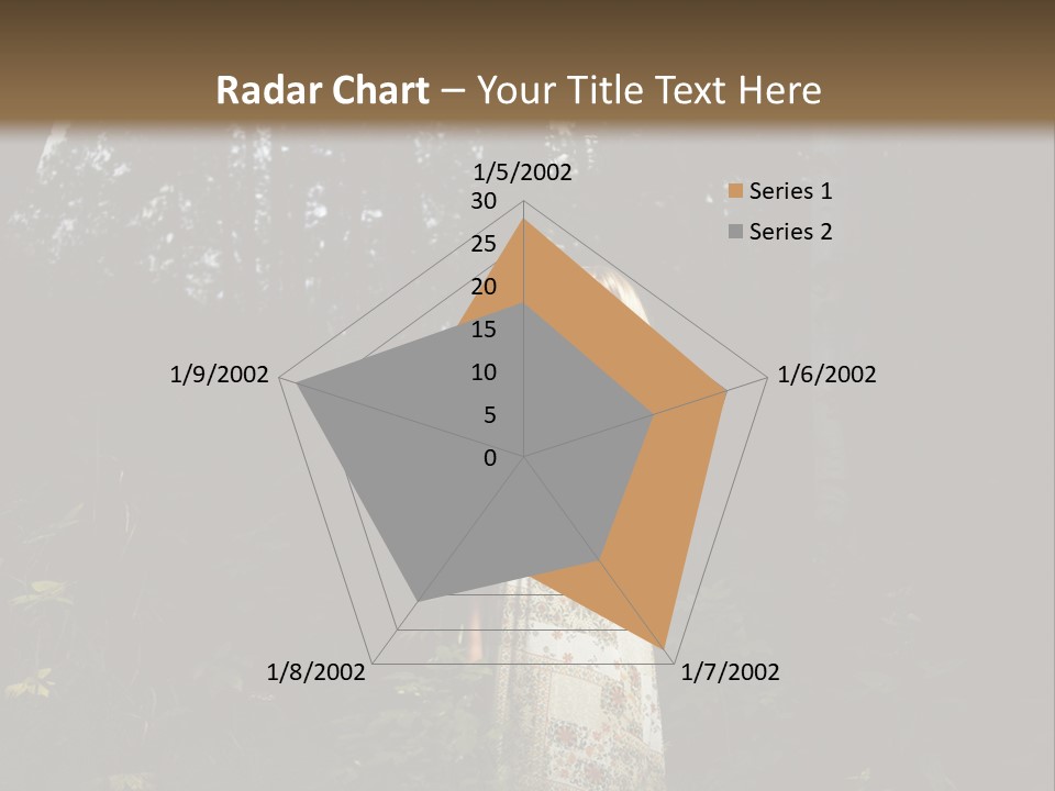 Female Beauty Autumn PowerPoint Template