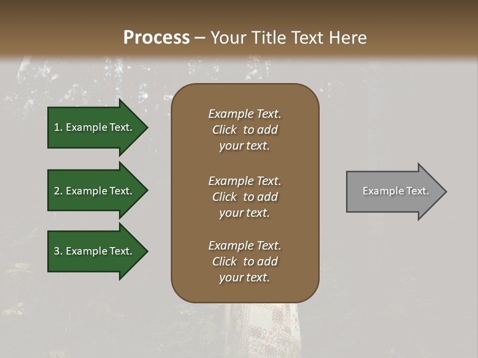 Female Beauty Autumn PowerPoint Template