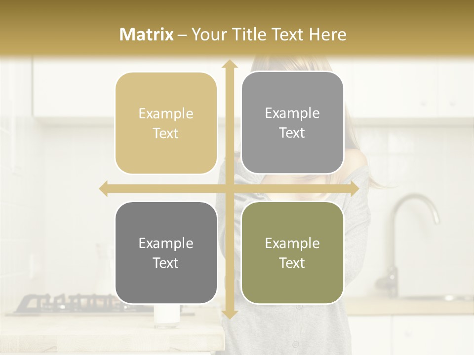 Caucasian Vitality Life PowerPoint Template