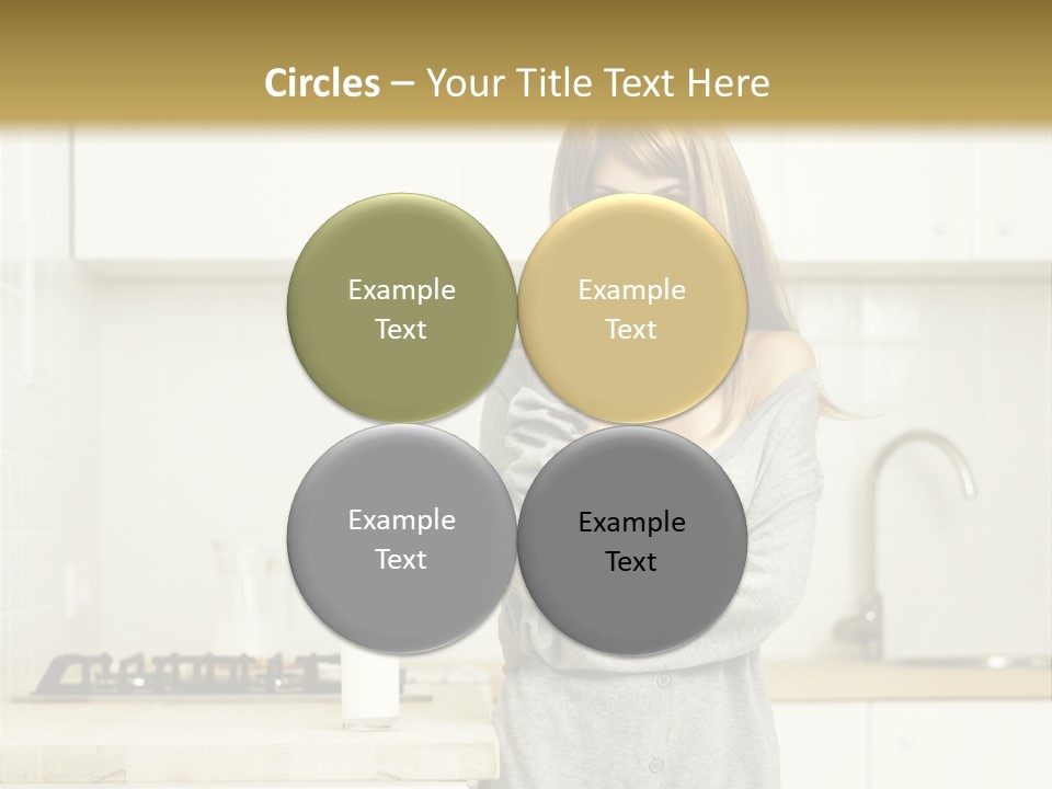 Caucasian Vitality Life PowerPoint Template