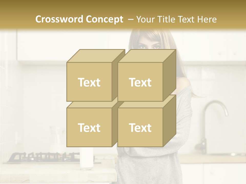 Caucasian Vitality Life PowerPoint Template
