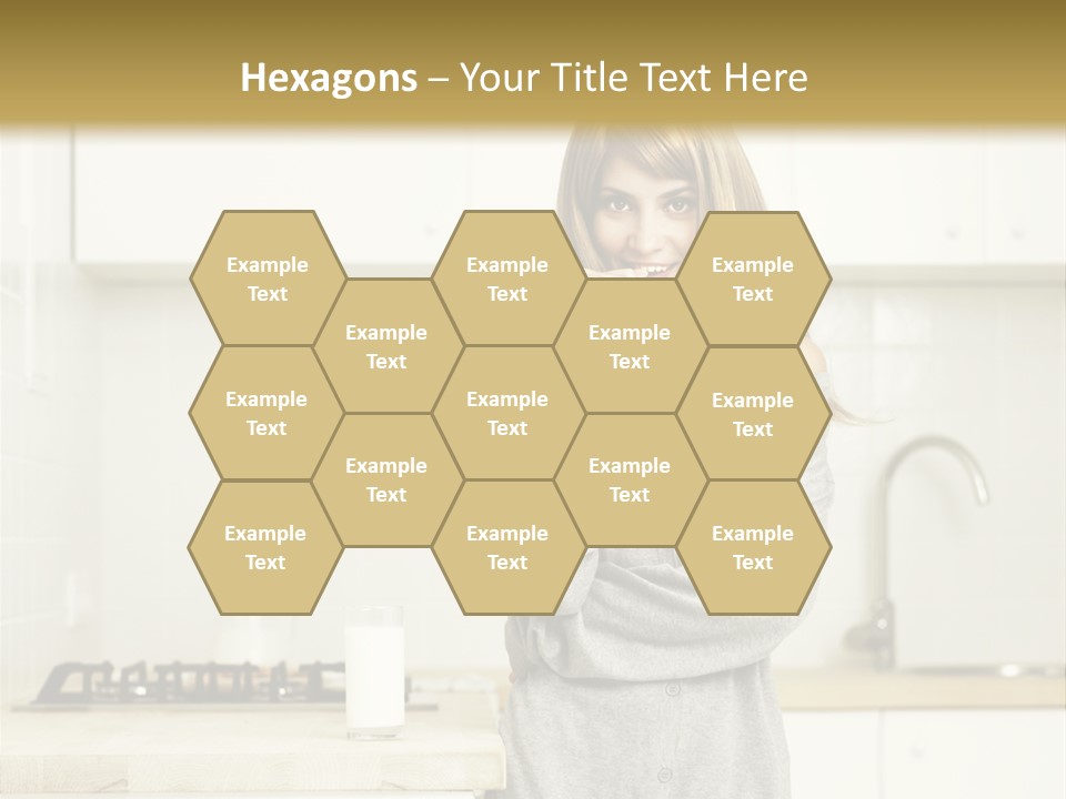 Caucasian Vitality Life PowerPoint Template