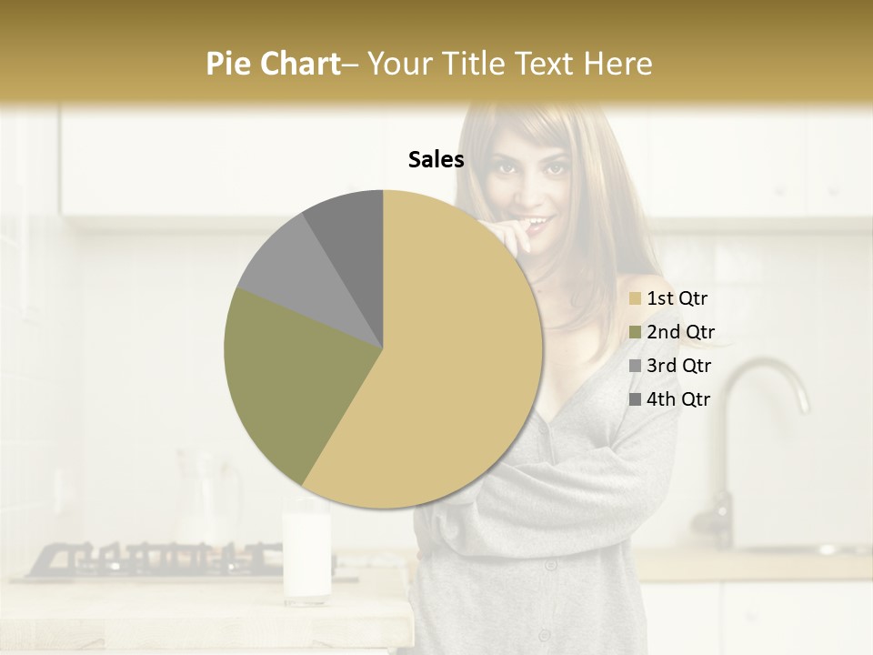 Caucasian Vitality Life PowerPoint Template