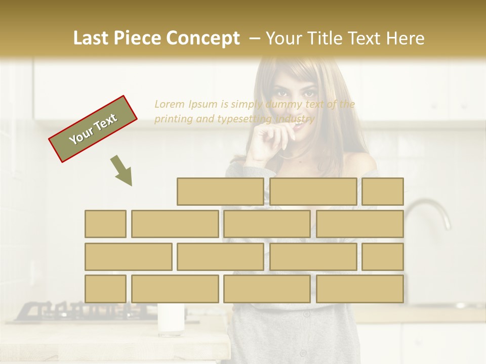 Caucasian Vitality Life PowerPoint Template