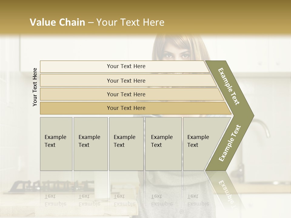 Caucasian Vitality Life PowerPoint Template