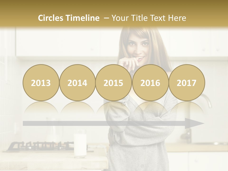 Caucasian Vitality Life PowerPoint Template