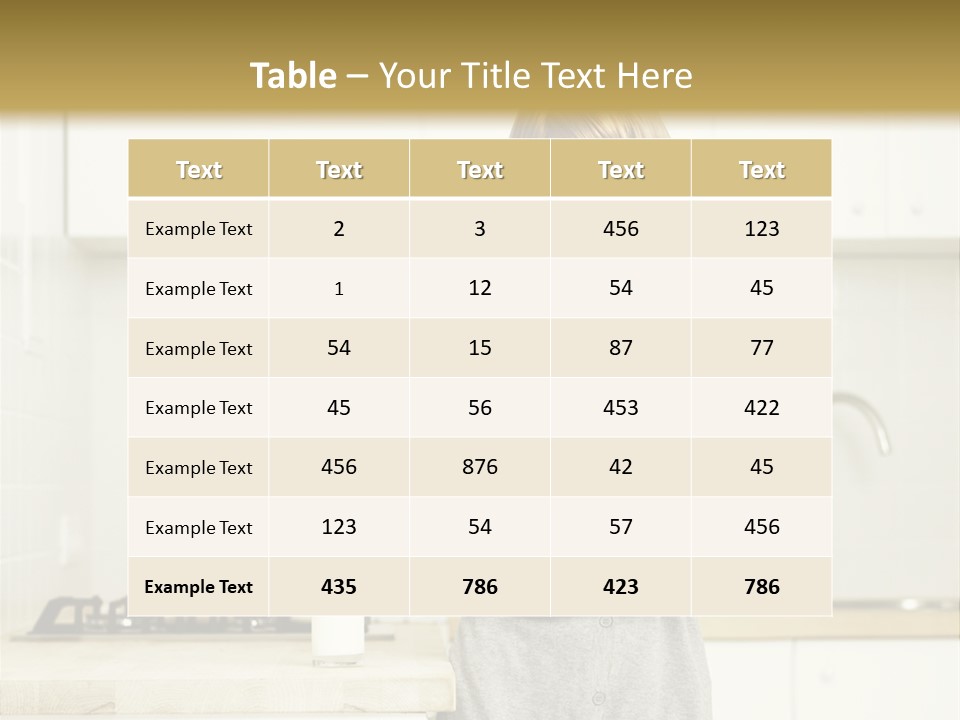 Caucasian Vitality Life PowerPoint Template
