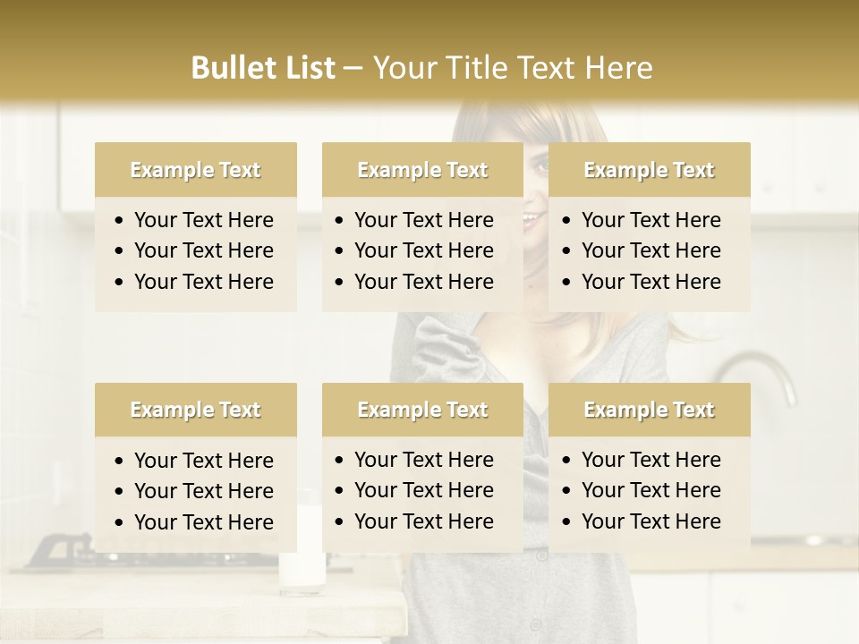 Caucasian Vitality Life PowerPoint Template