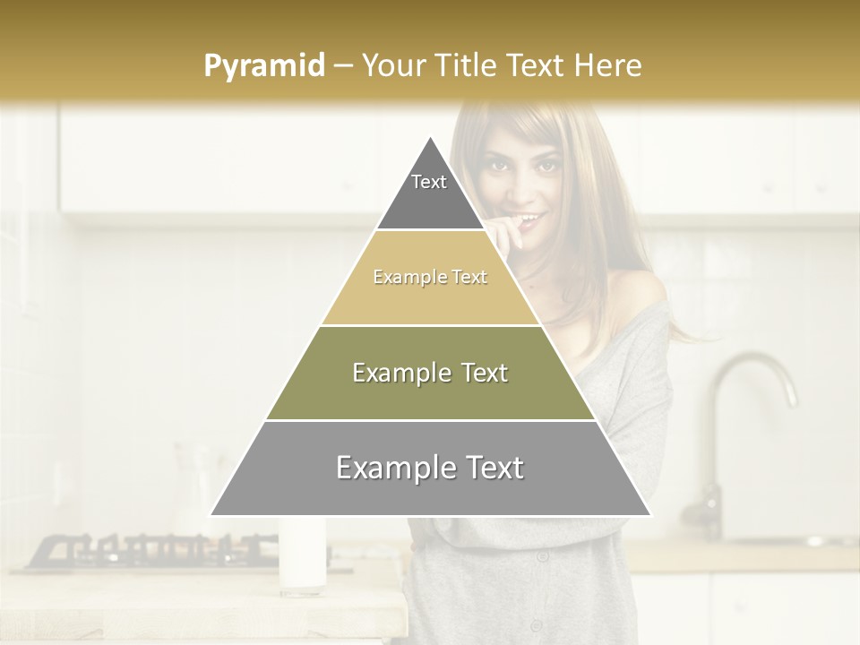 Caucasian Vitality Life PowerPoint Template