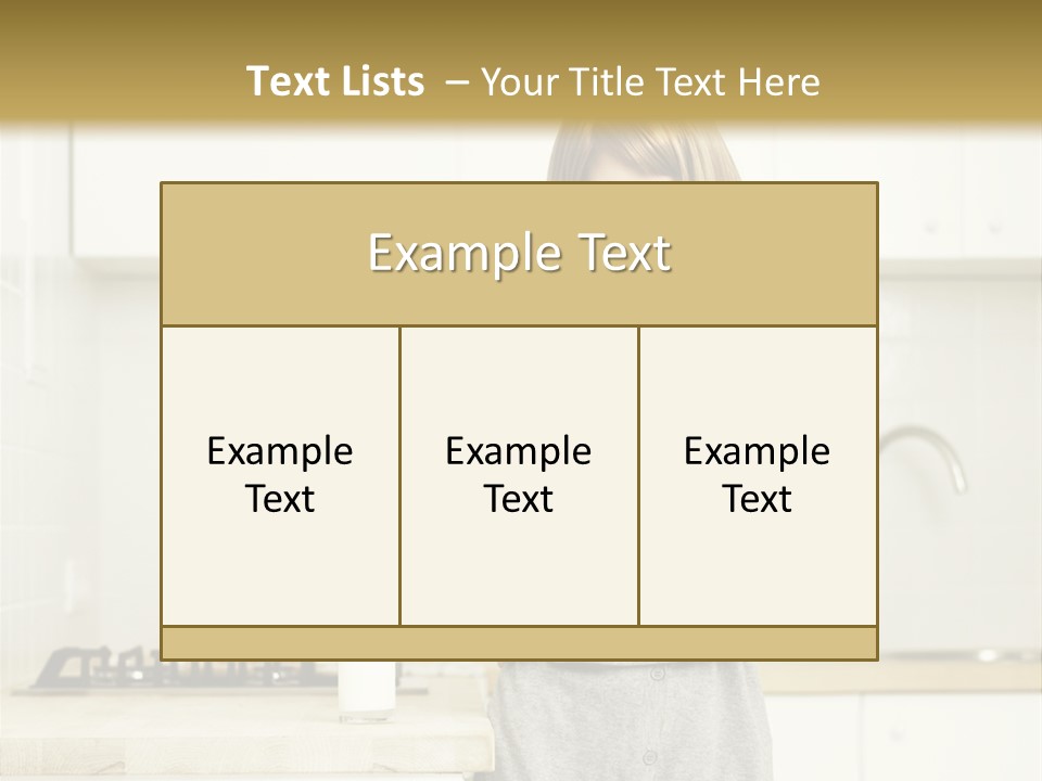 Caucasian Vitality Life PowerPoint Template