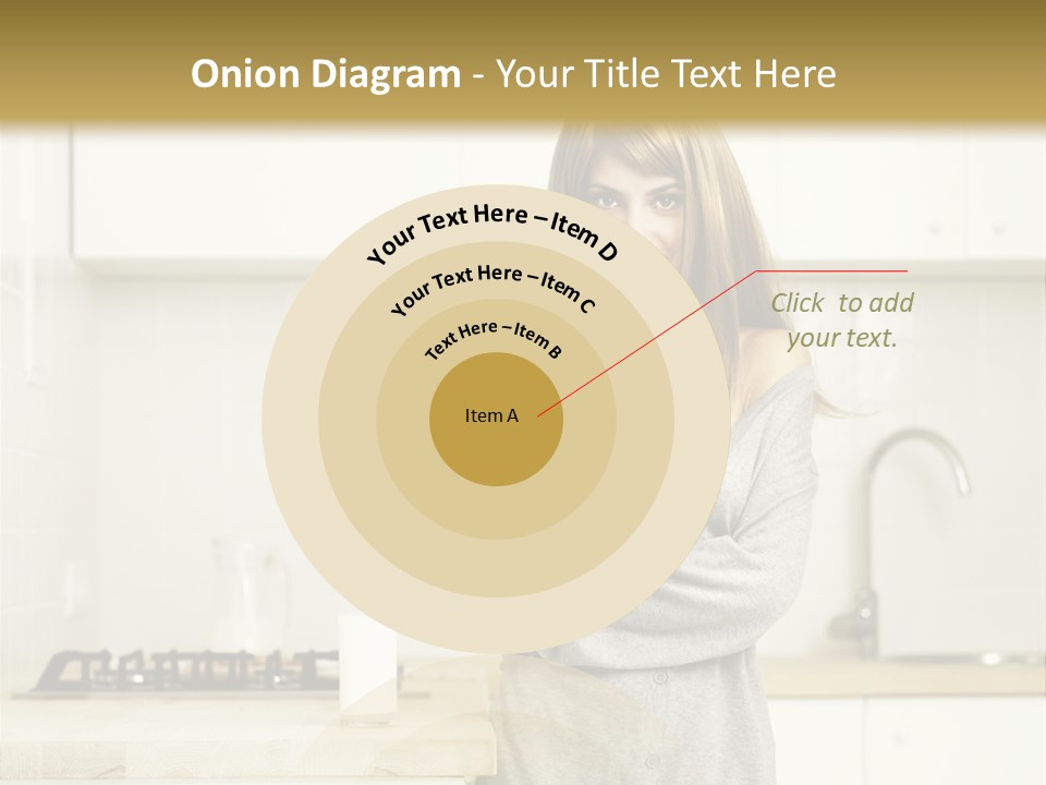Caucasian Vitality Life PowerPoint Template