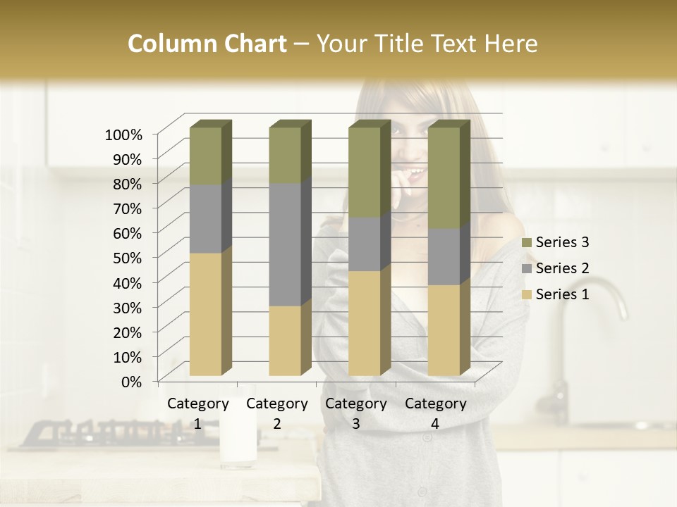 Caucasian Vitality Life PowerPoint Template