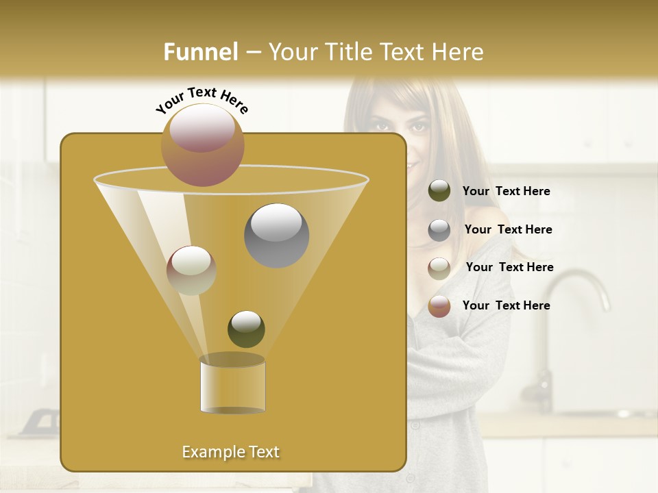 Caucasian Vitality Life PowerPoint Template