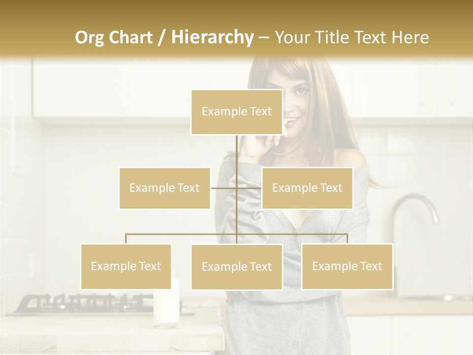 Caucasian Vitality Life PowerPoint Template