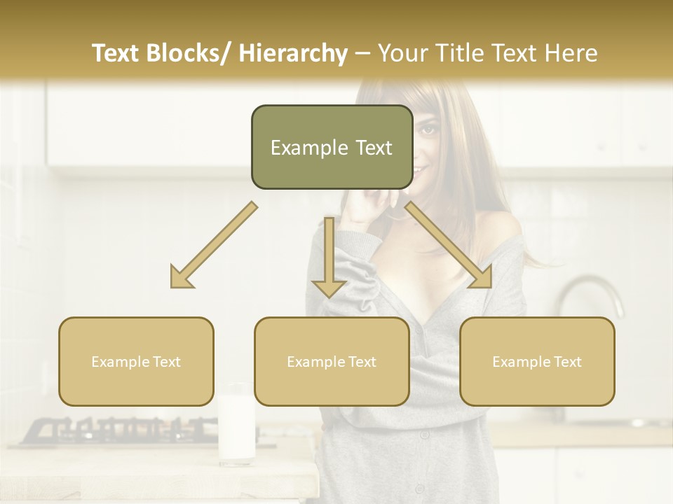 Caucasian Vitality Life PowerPoint Template