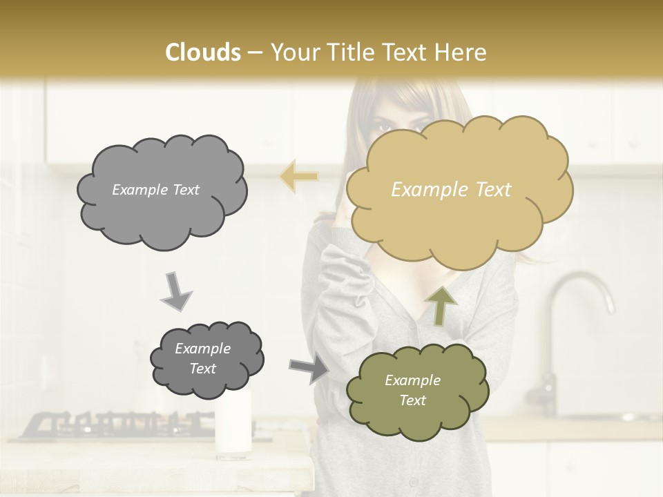 Caucasian Vitality Life PowerPoint Template