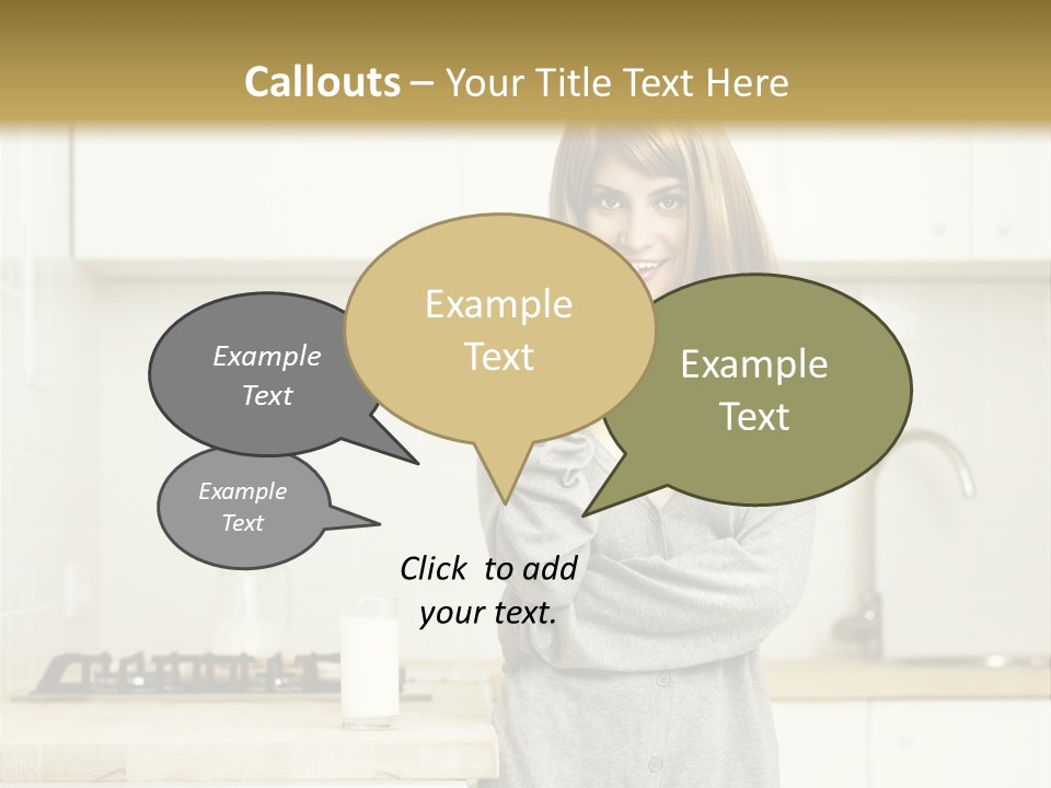 Caucasian Vitality Life PowerPoint Template