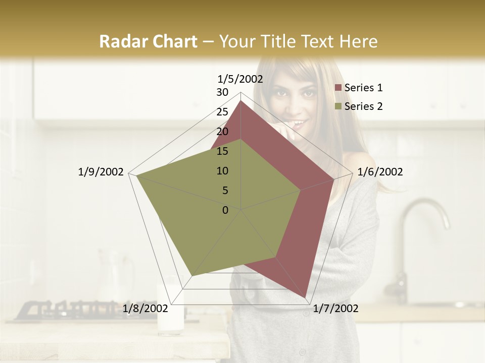 Caucasian Vitality Life PowerPoint Template