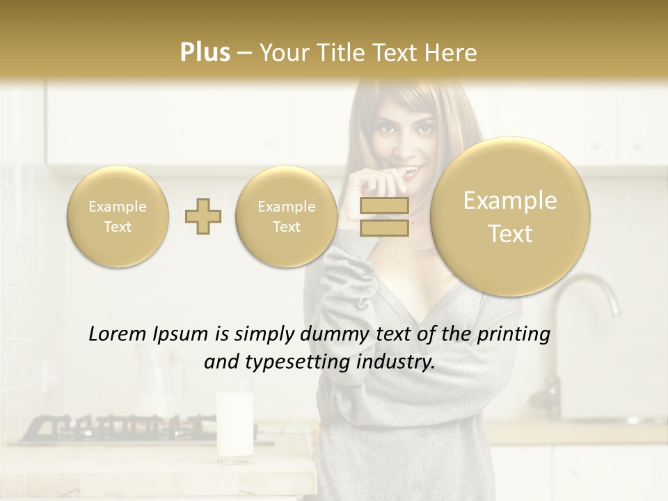 Caucasian Vitality Life PowerPoint Template