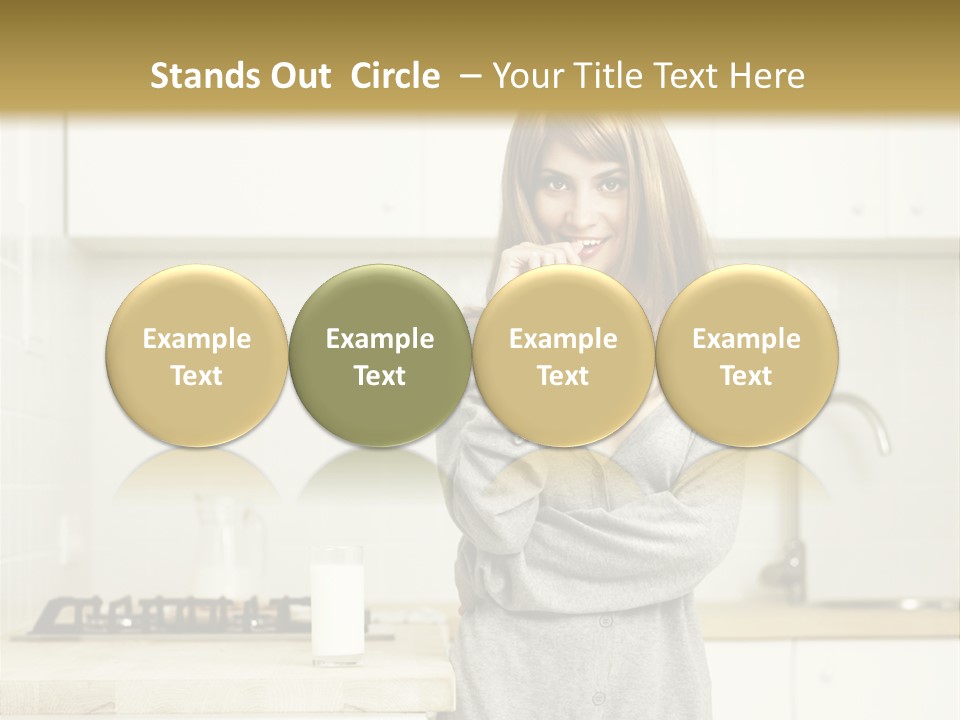 Caucasian Vitality Life PowerPoint Template