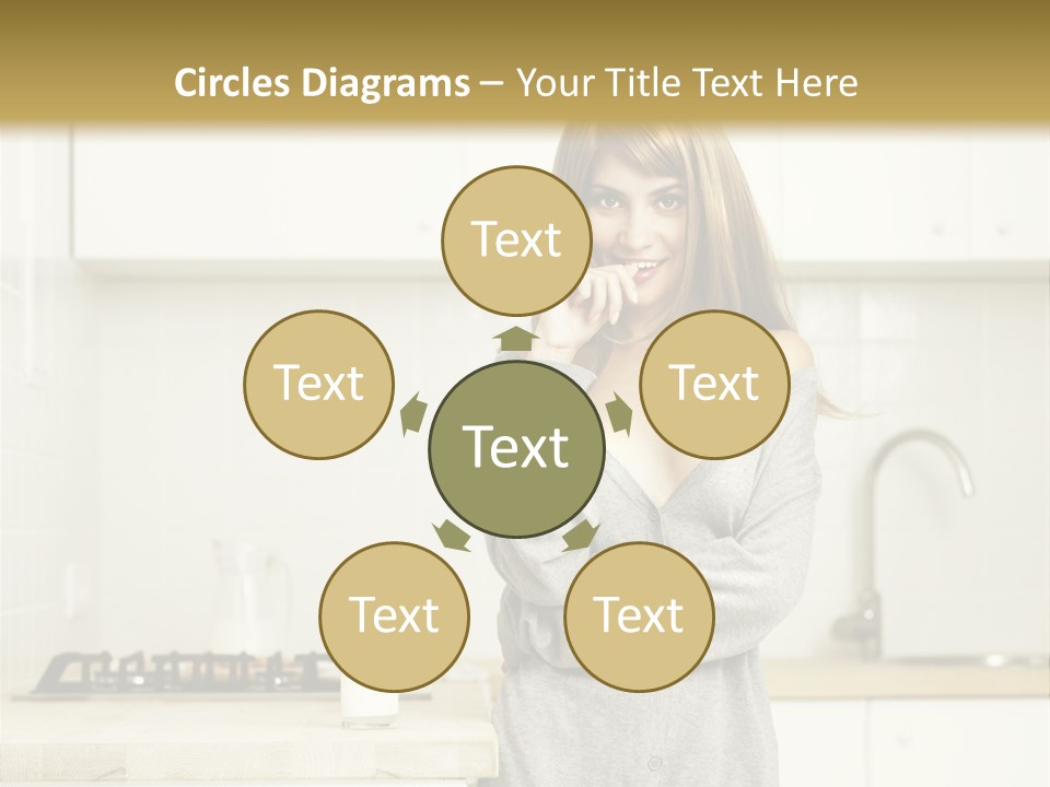 Caucasian Vitality Life PowerPoint Template