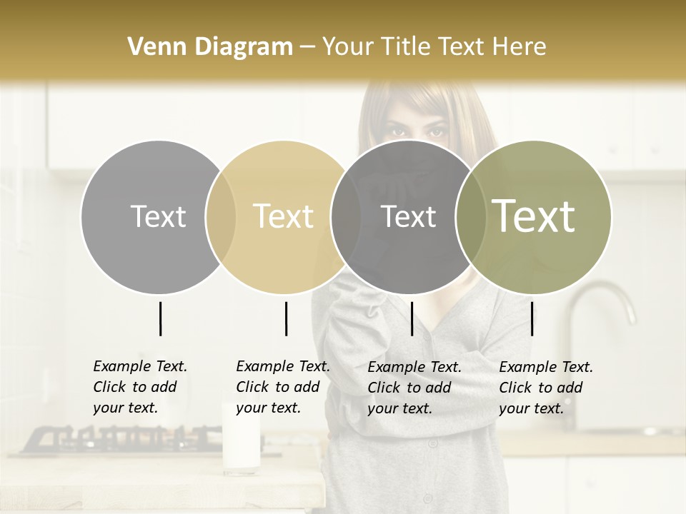 Caucasian Vitality Life PowerPoint Template