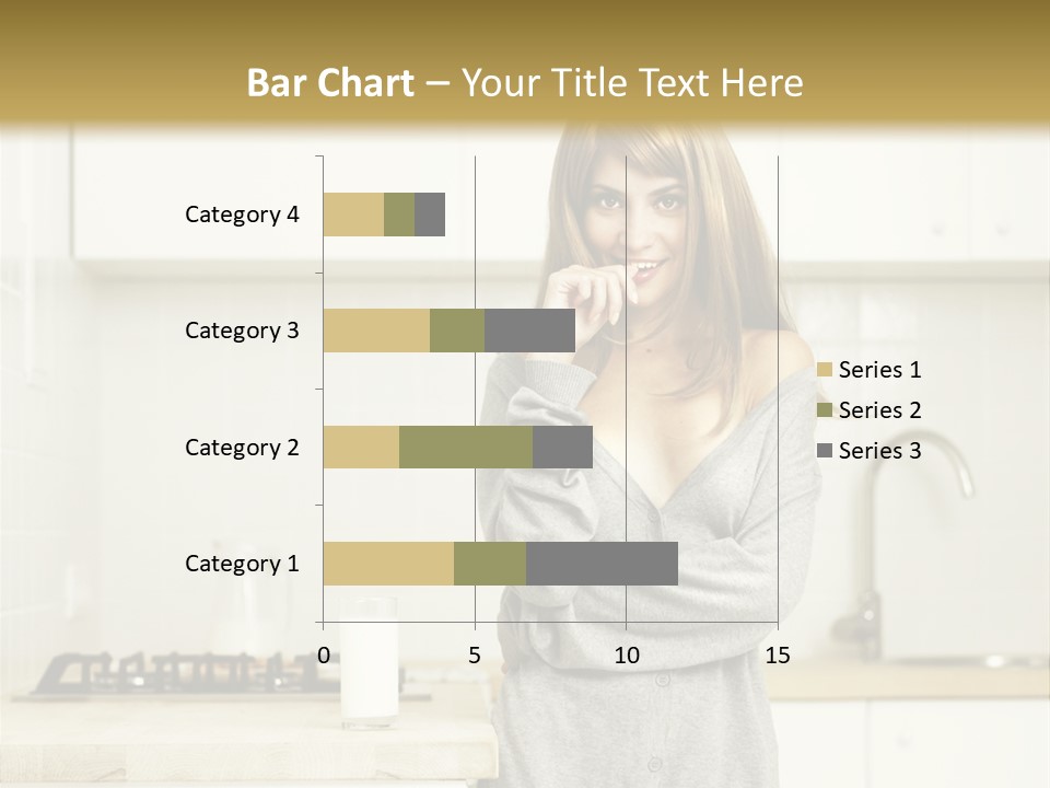 Caucasian Vitality Life PowerPoint Template
