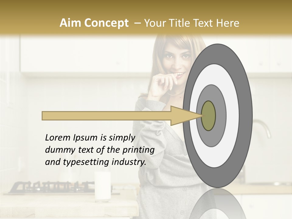 Caucasian Vitality Life PowerPoint Template