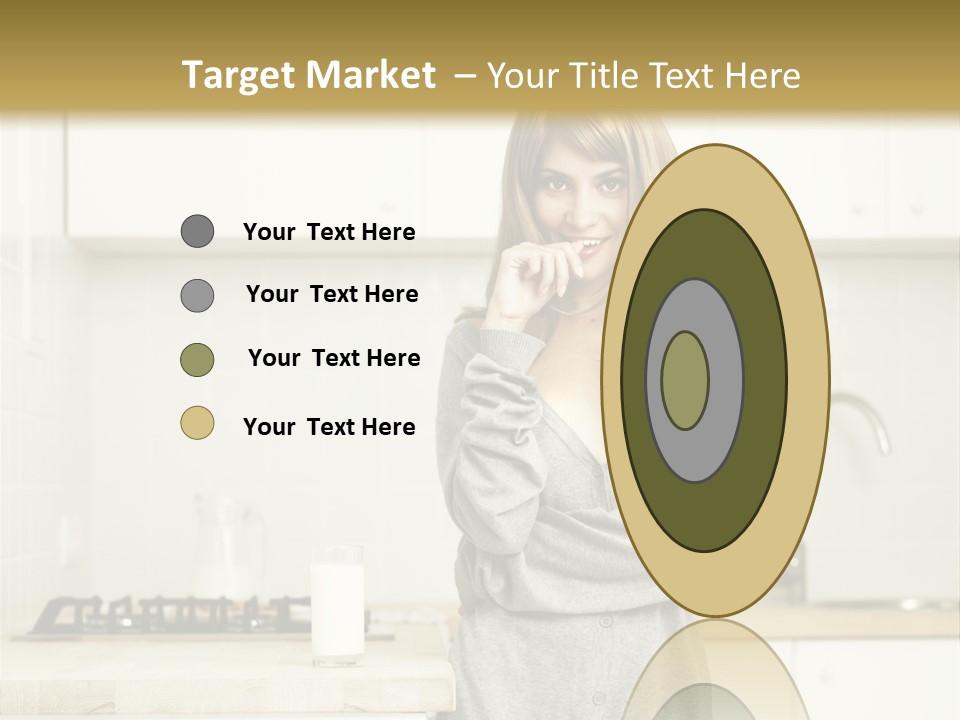 Caucasian Vitality Life PowerPoint Template