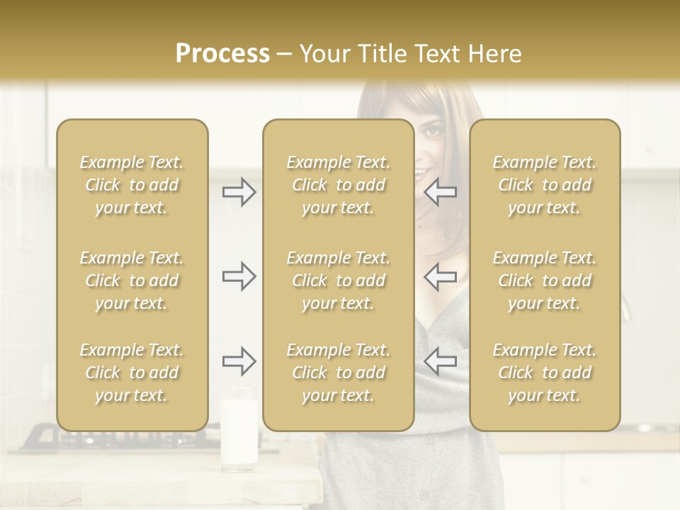 Caucasian Vitality Life PowerPoint Template