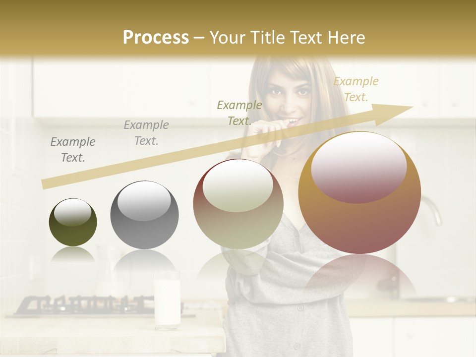 Caucasian Vitality Life PowerPoint Template