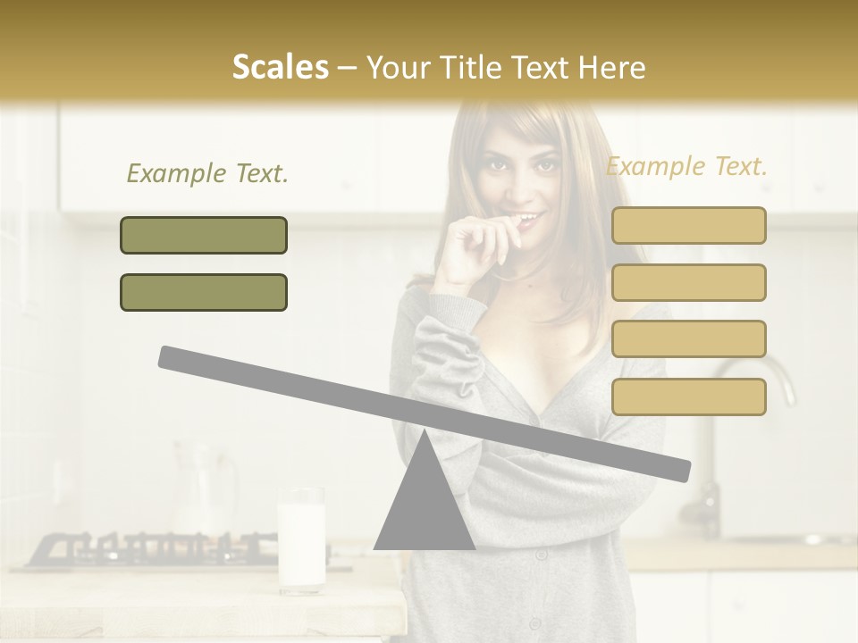 Caucasian Vitality Life PowerPoint Template