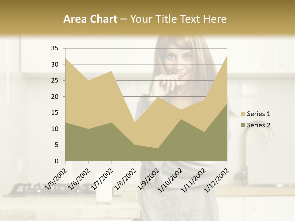 Caucasian Vitality Life PowerPoint Template