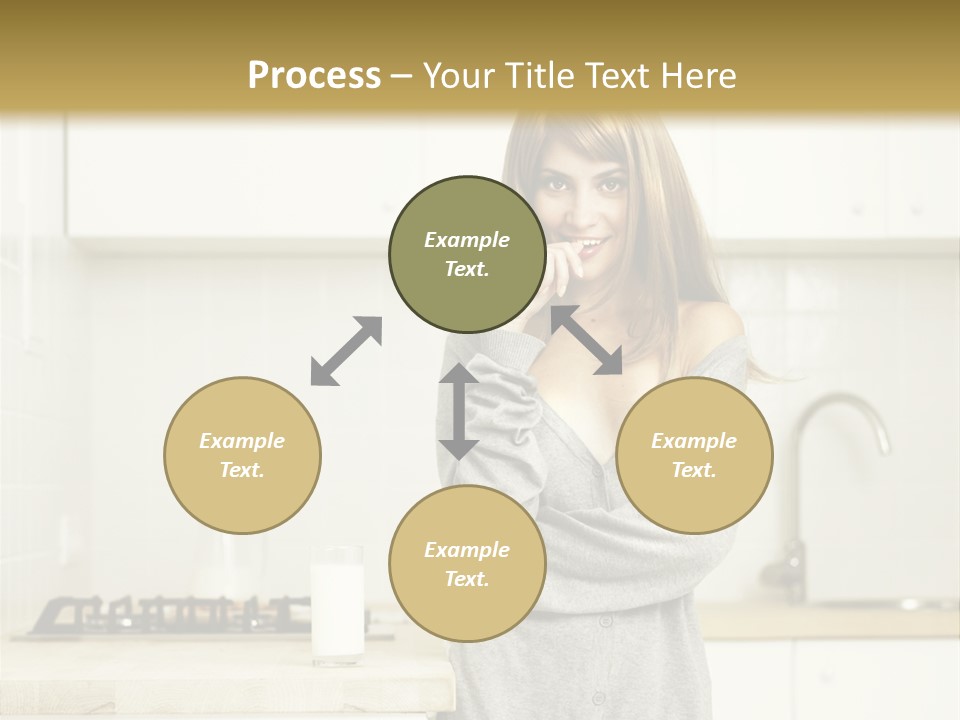 Caucasian Vitality Life PowerPoint Template