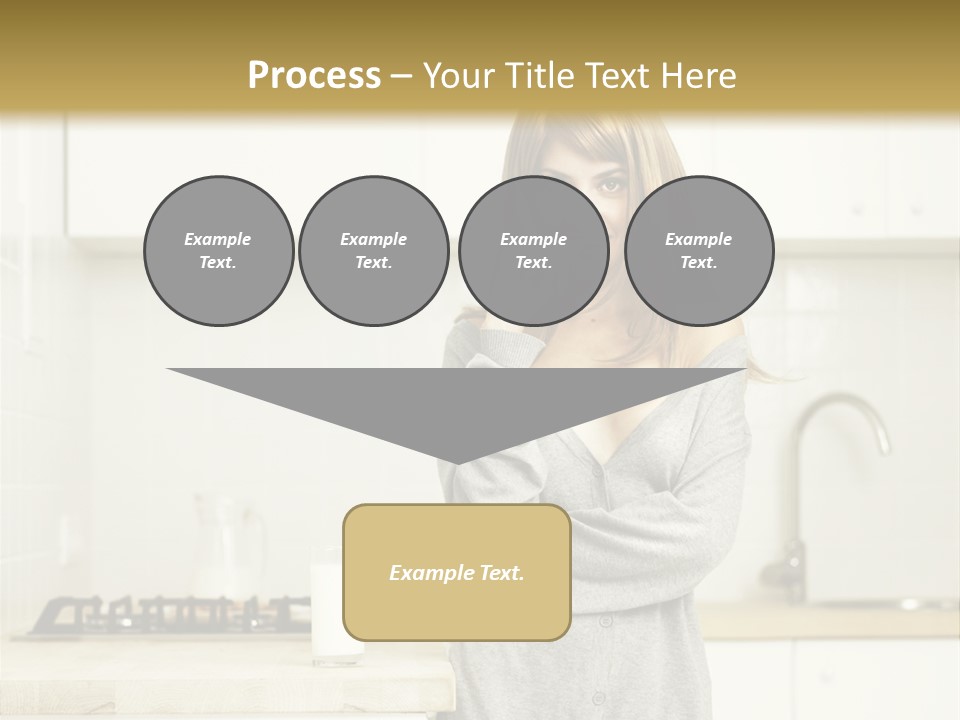 Caucasian Vitality Life PowerPoint Template