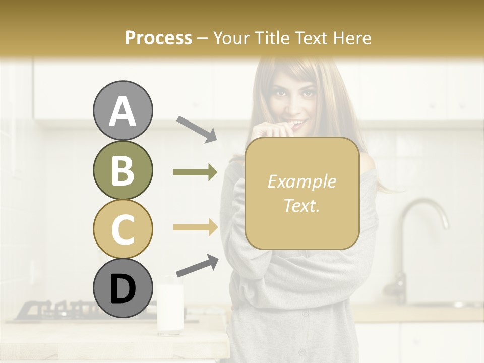 Caucasian Vitality Life PowerPoint Template