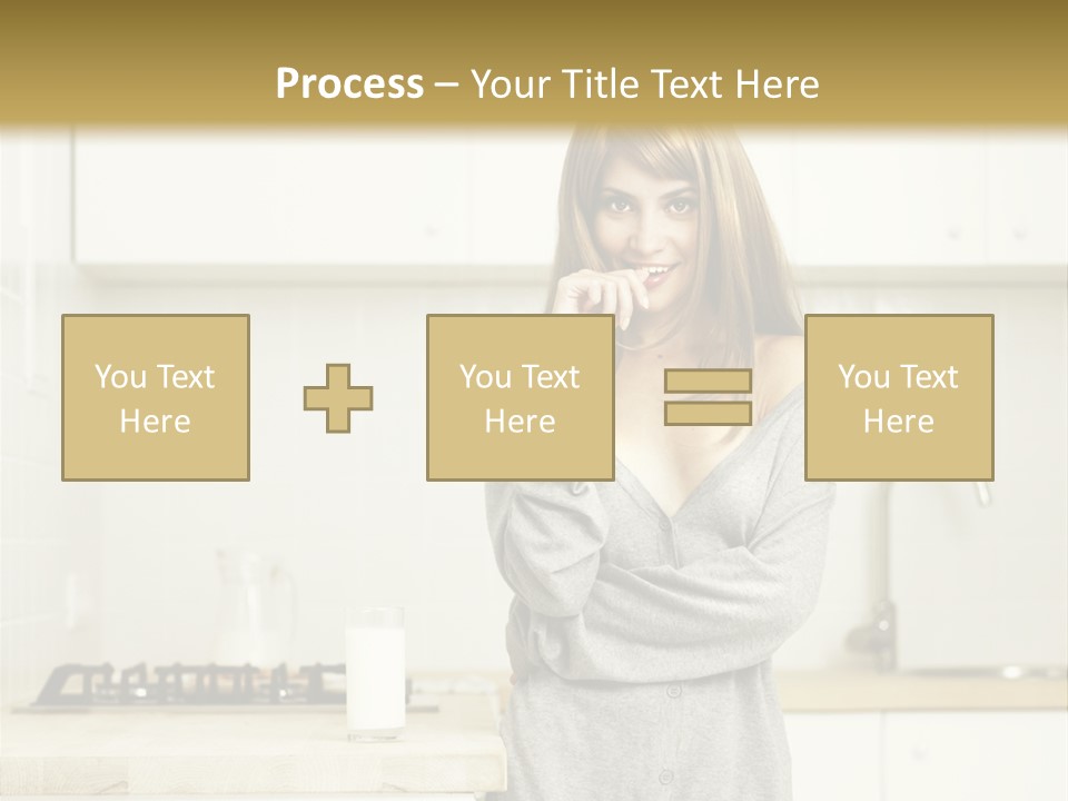 Caucasian Vitality Life PowerPoint Template