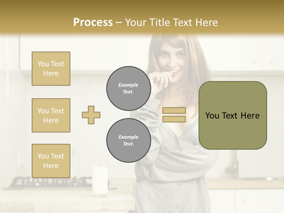 Caucasian Vitality Life PowerPoint Template