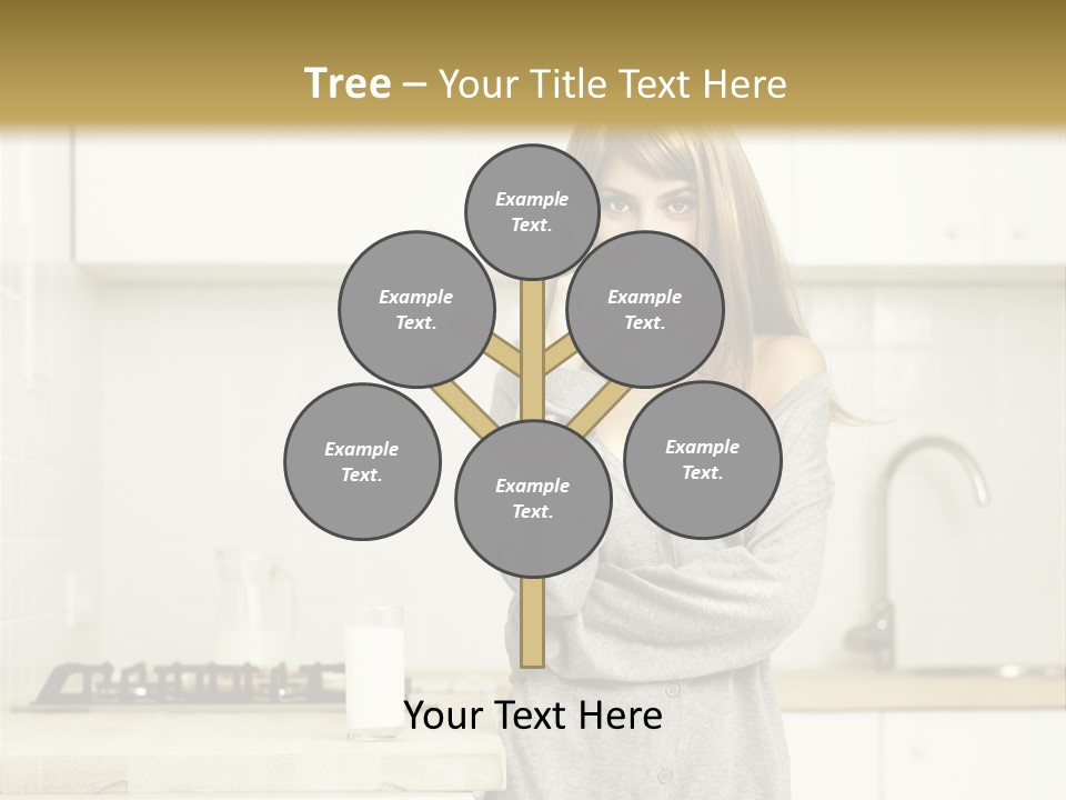 Caucasian Vitality Life PowerPoint Template