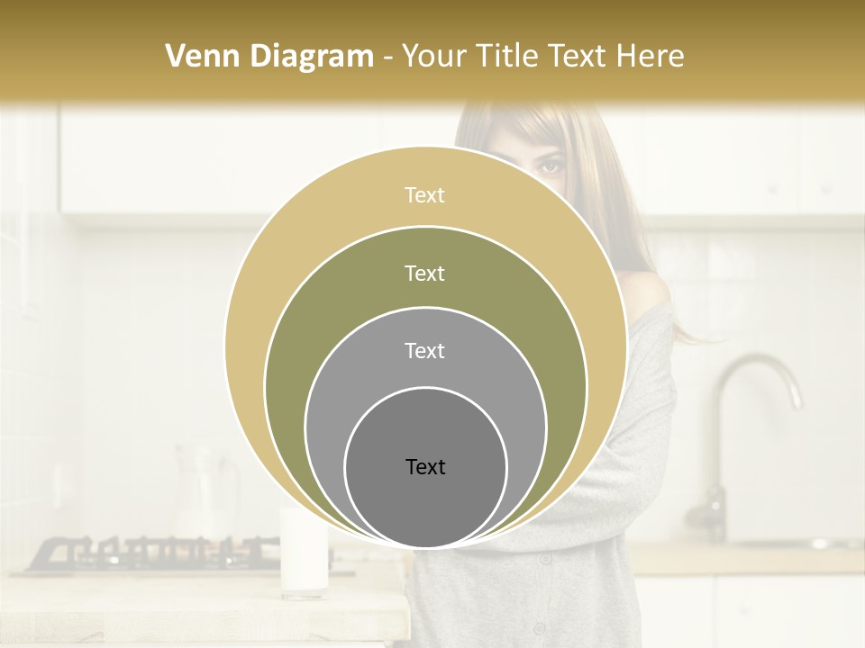 Caucasian Vitality Life PowerPoint Template