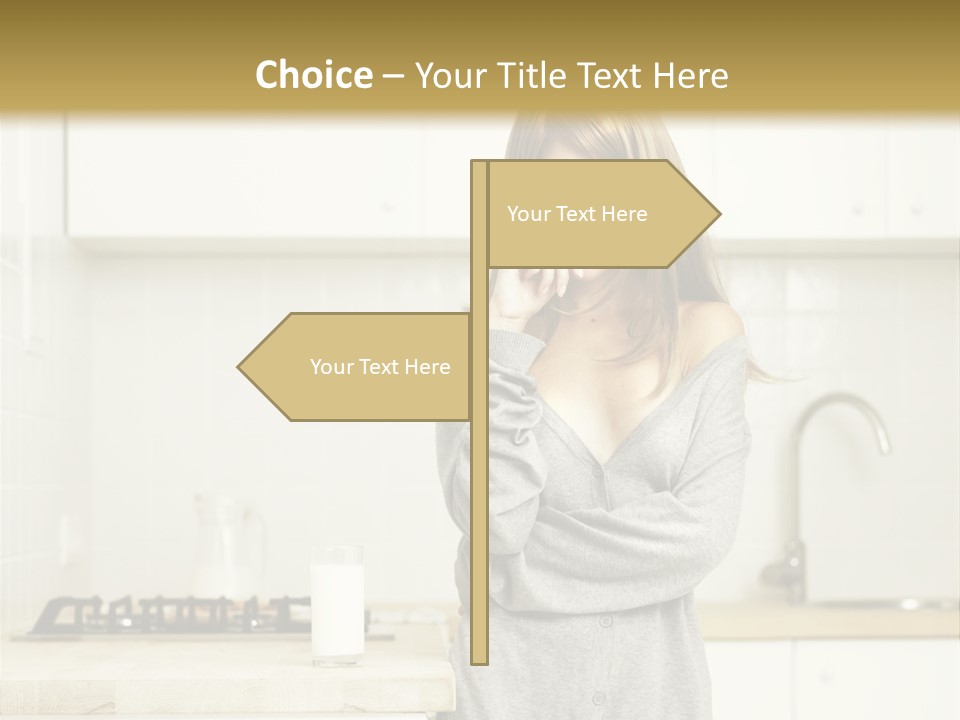 Caucasian Vitality Life PowerPoint Template