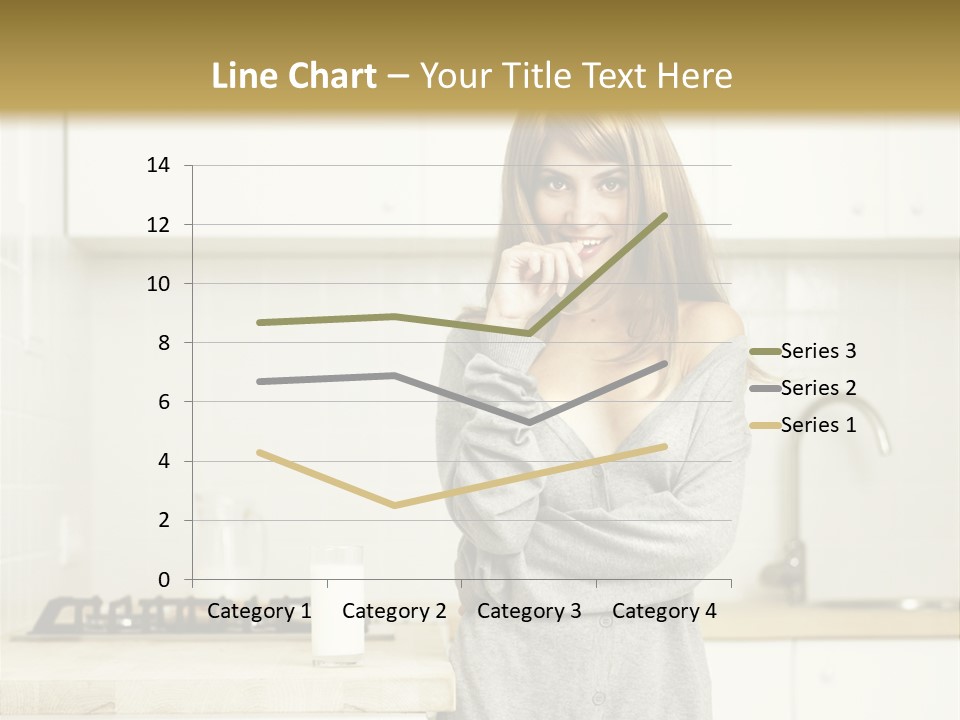 Caucasian Vitality Life PowerPoint Template