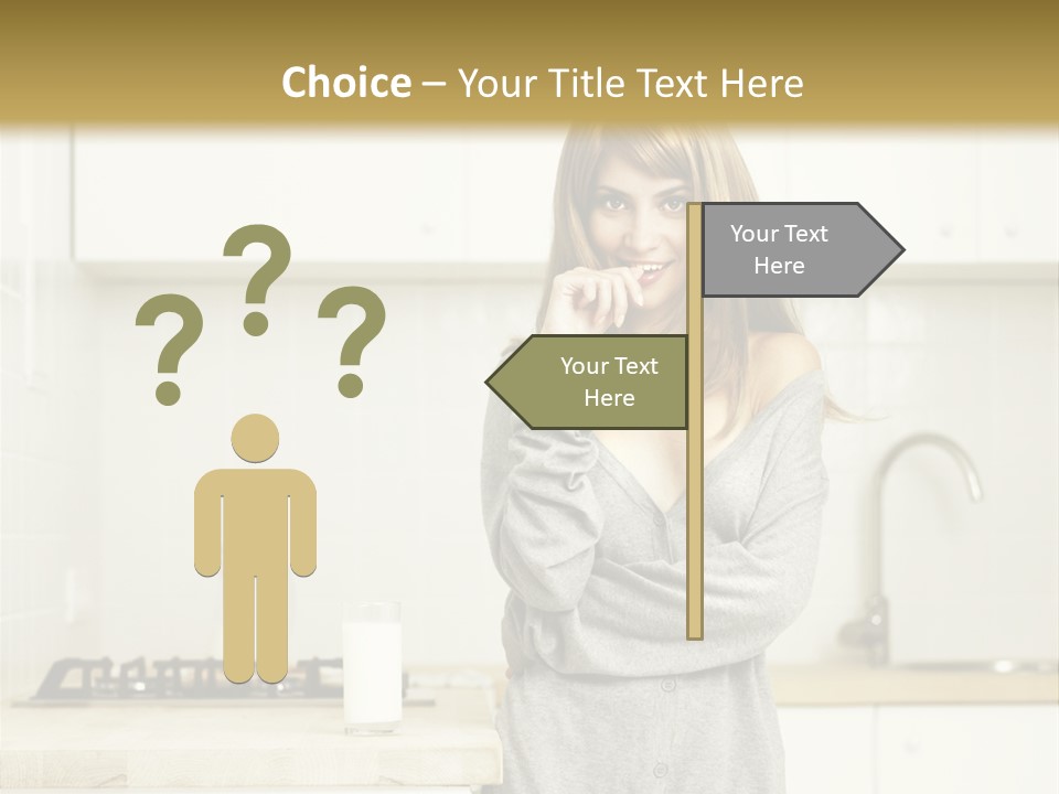 Caucasian Vitality Life PowerPoint Template